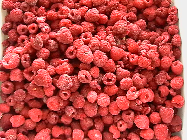 frozen raspberry